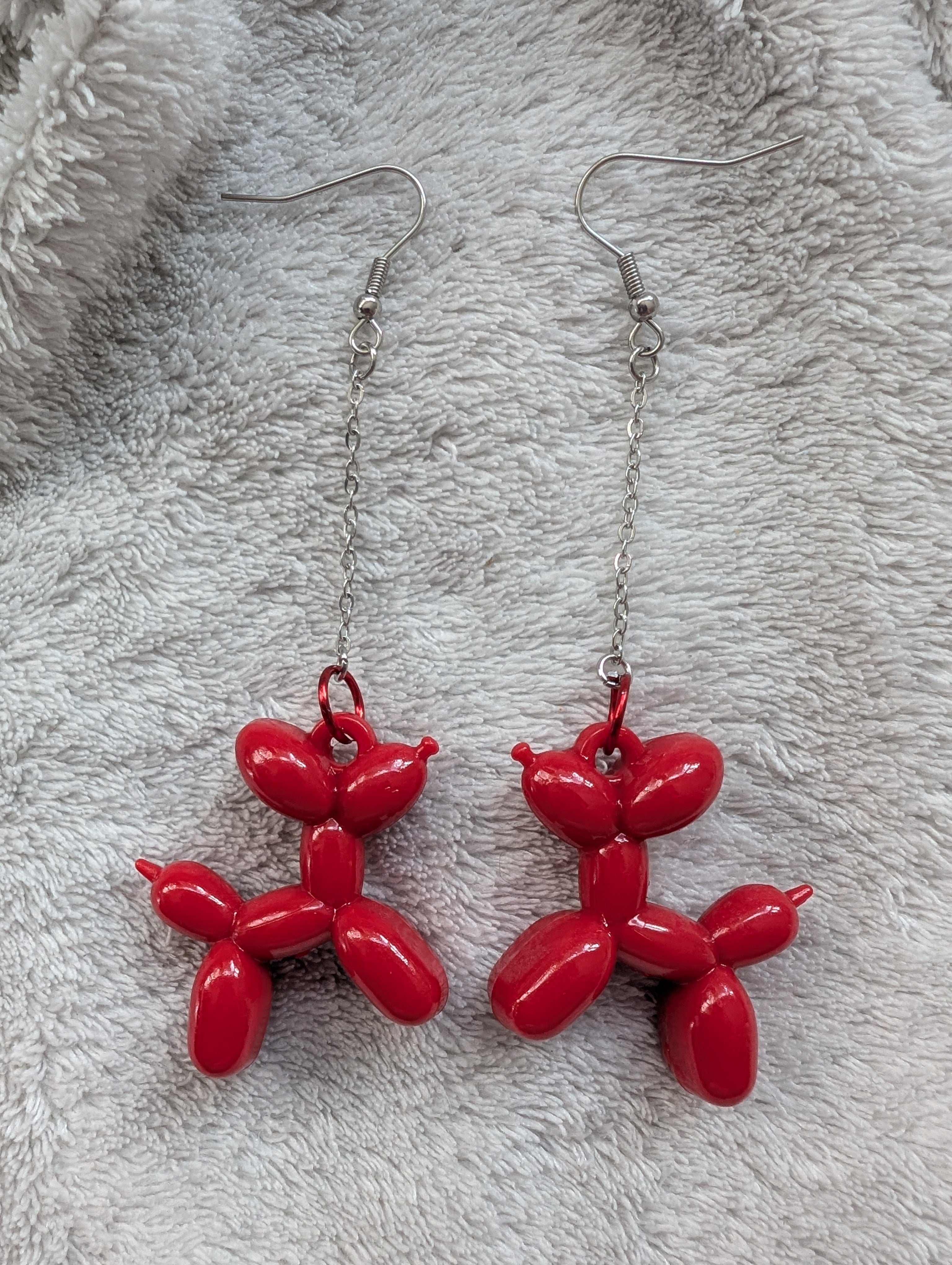 Balloon Dog Earrings - Funky Statement Jewelry