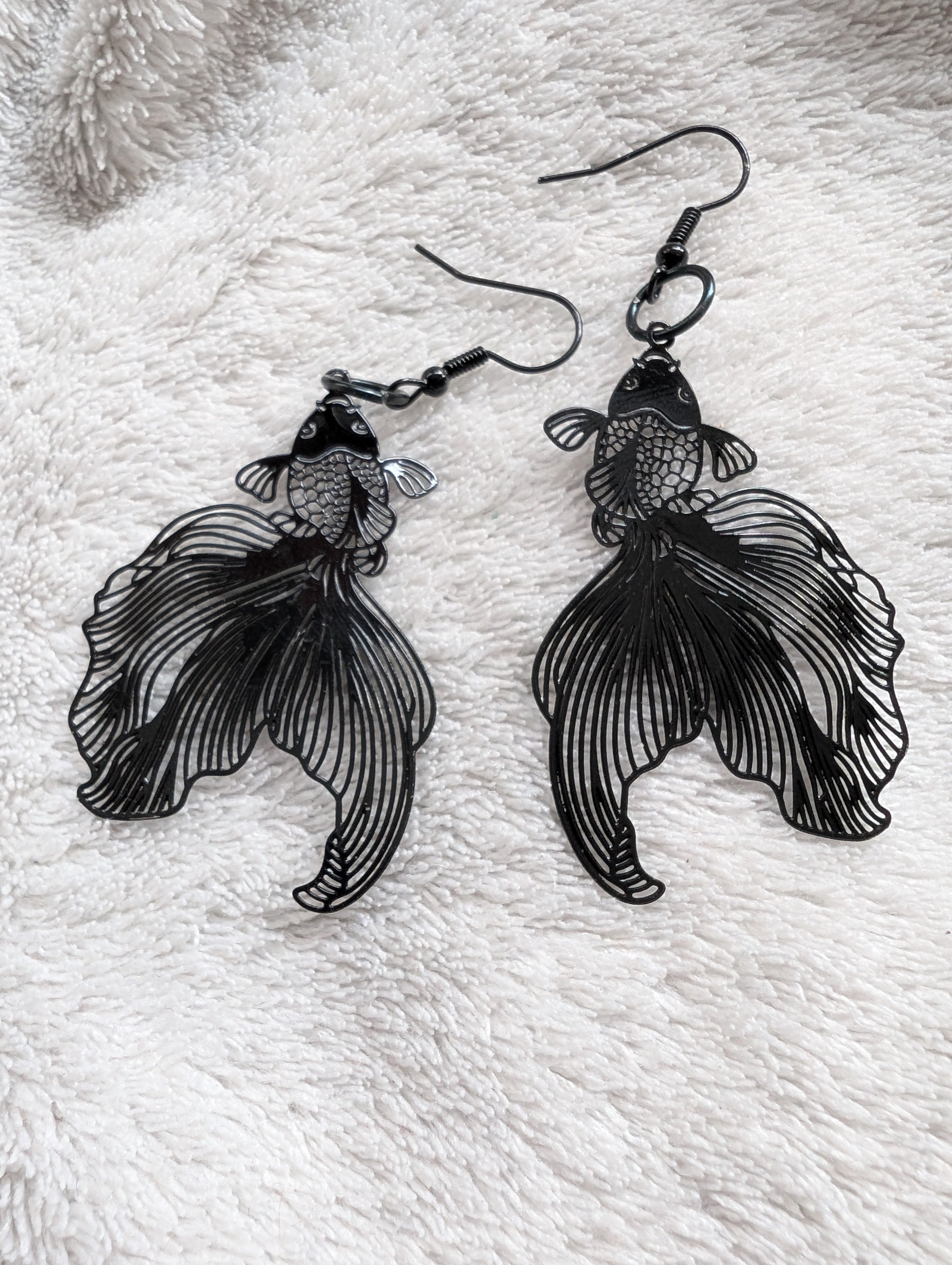 Koi Fish Earrings - Dramatic Statement Jewelry