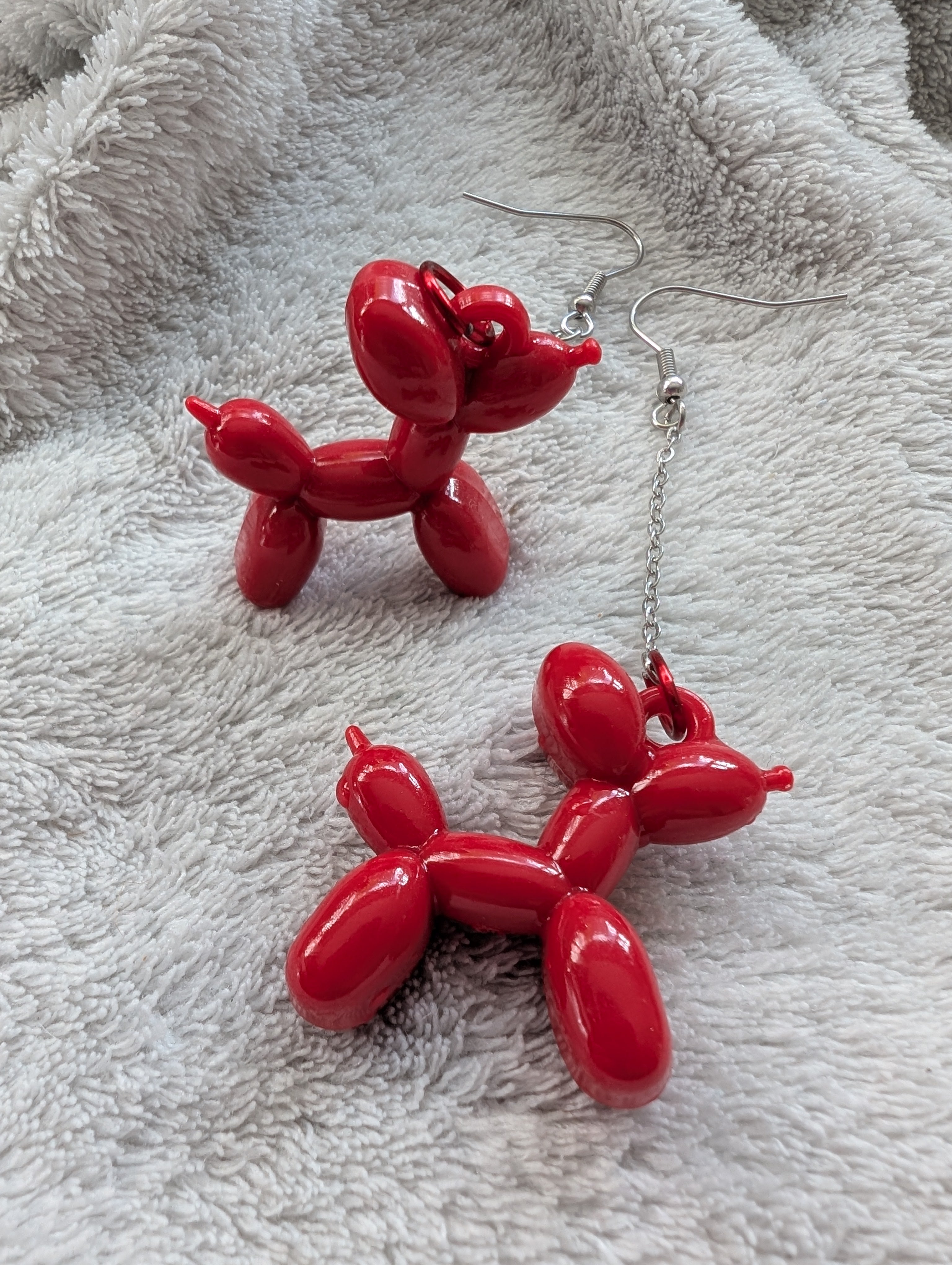 Balloon Dog Earrings - Funky Statement Jewelry