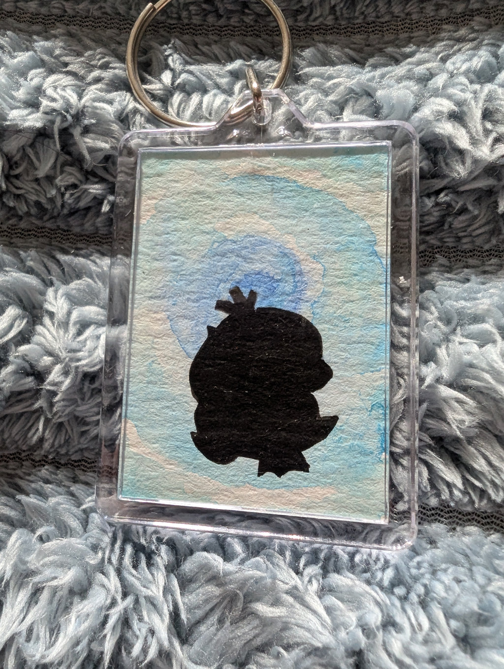 Pocket Monster Keyring – Hand Painted Watercolour
