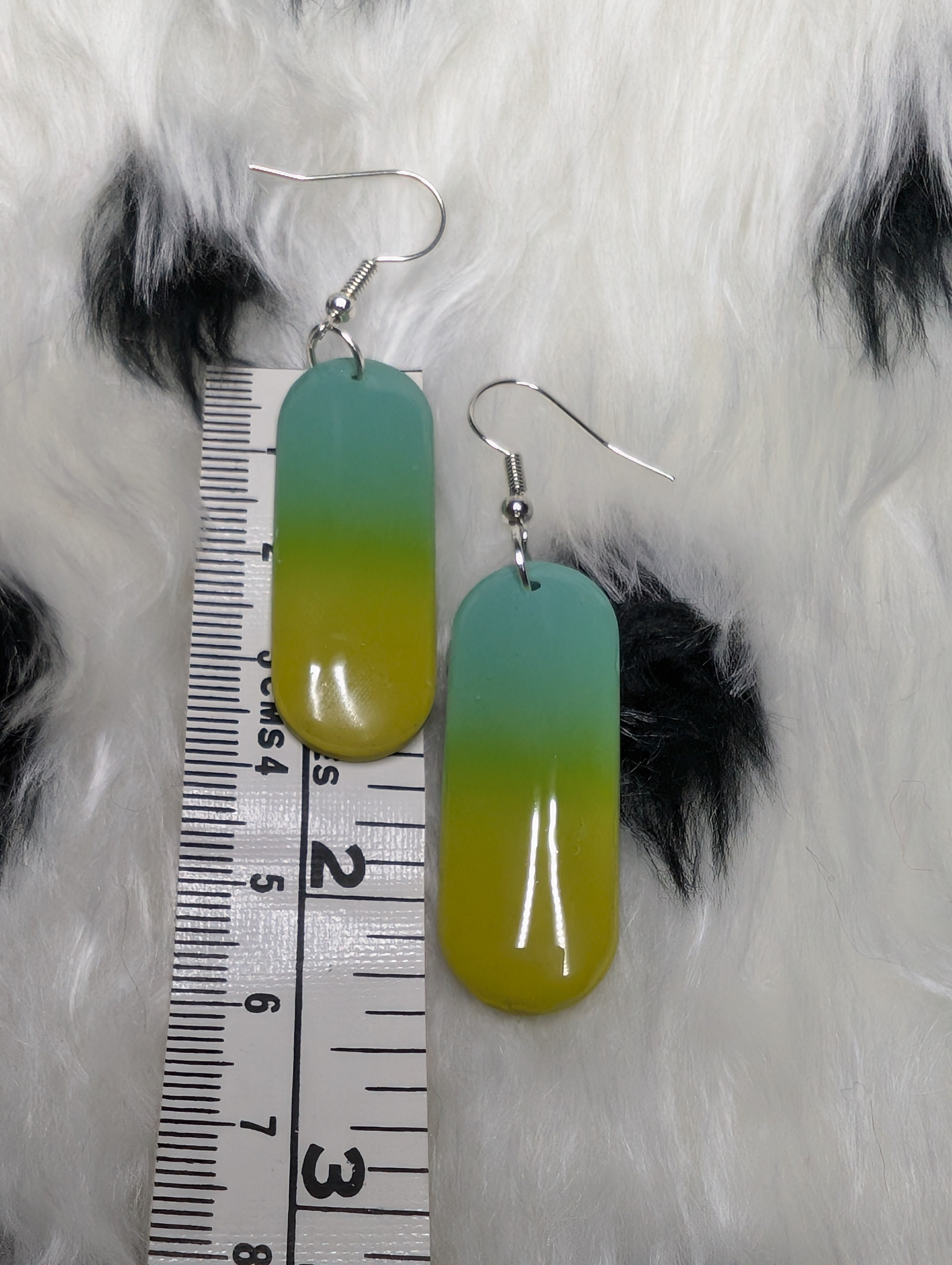 Ombre Beach Vibes Polymer Clay Earrings