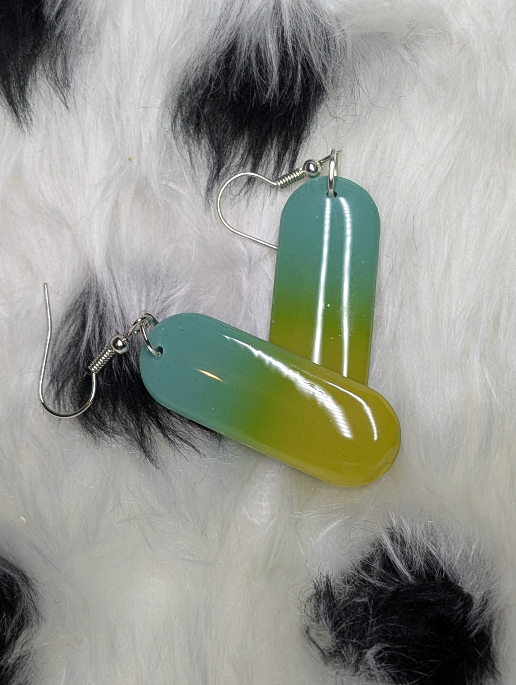 Ombre Beach Vibes Polymer Clay Earrings