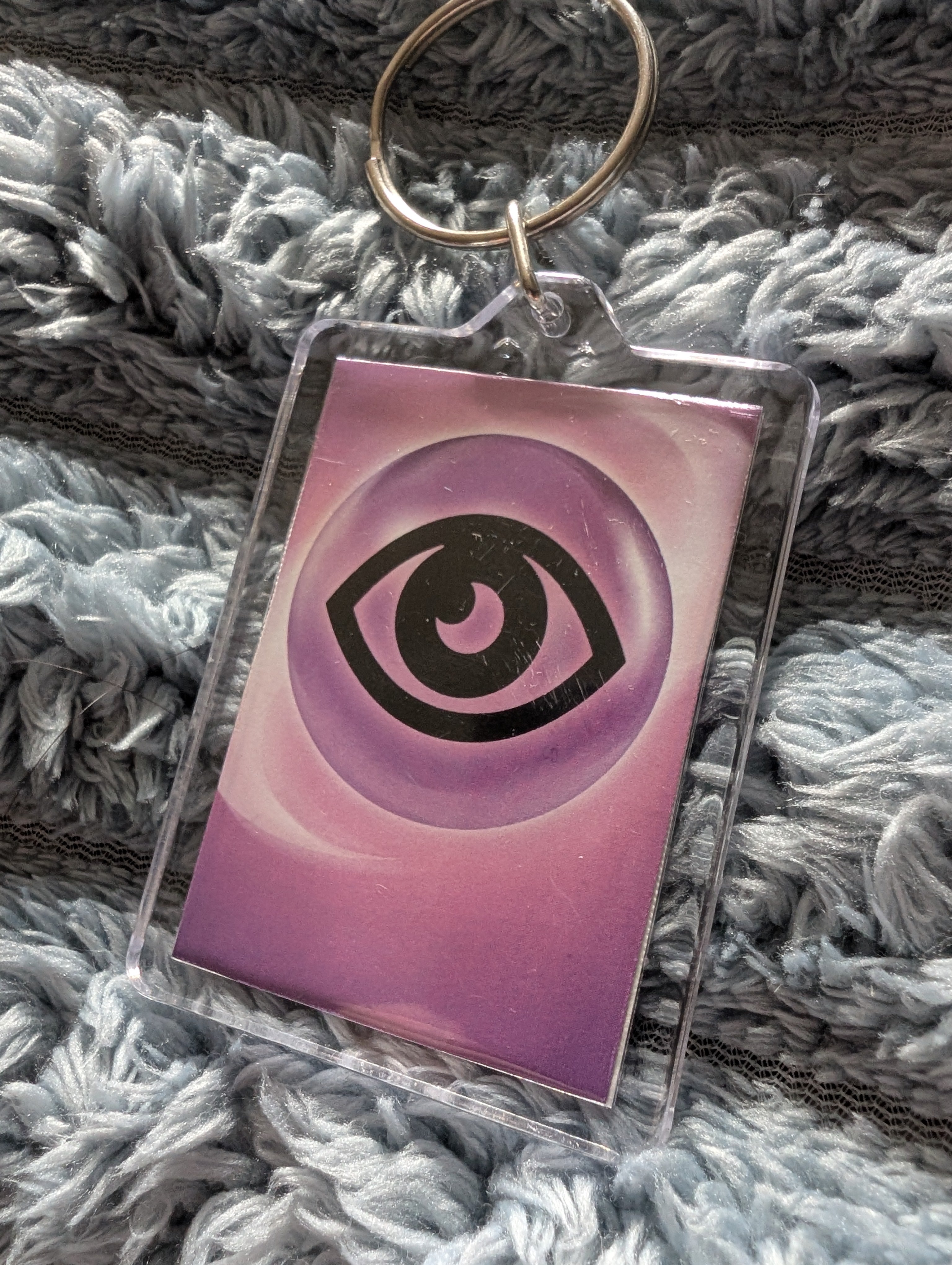 Pocket Monster Keyring – Hand Painted Watercolour