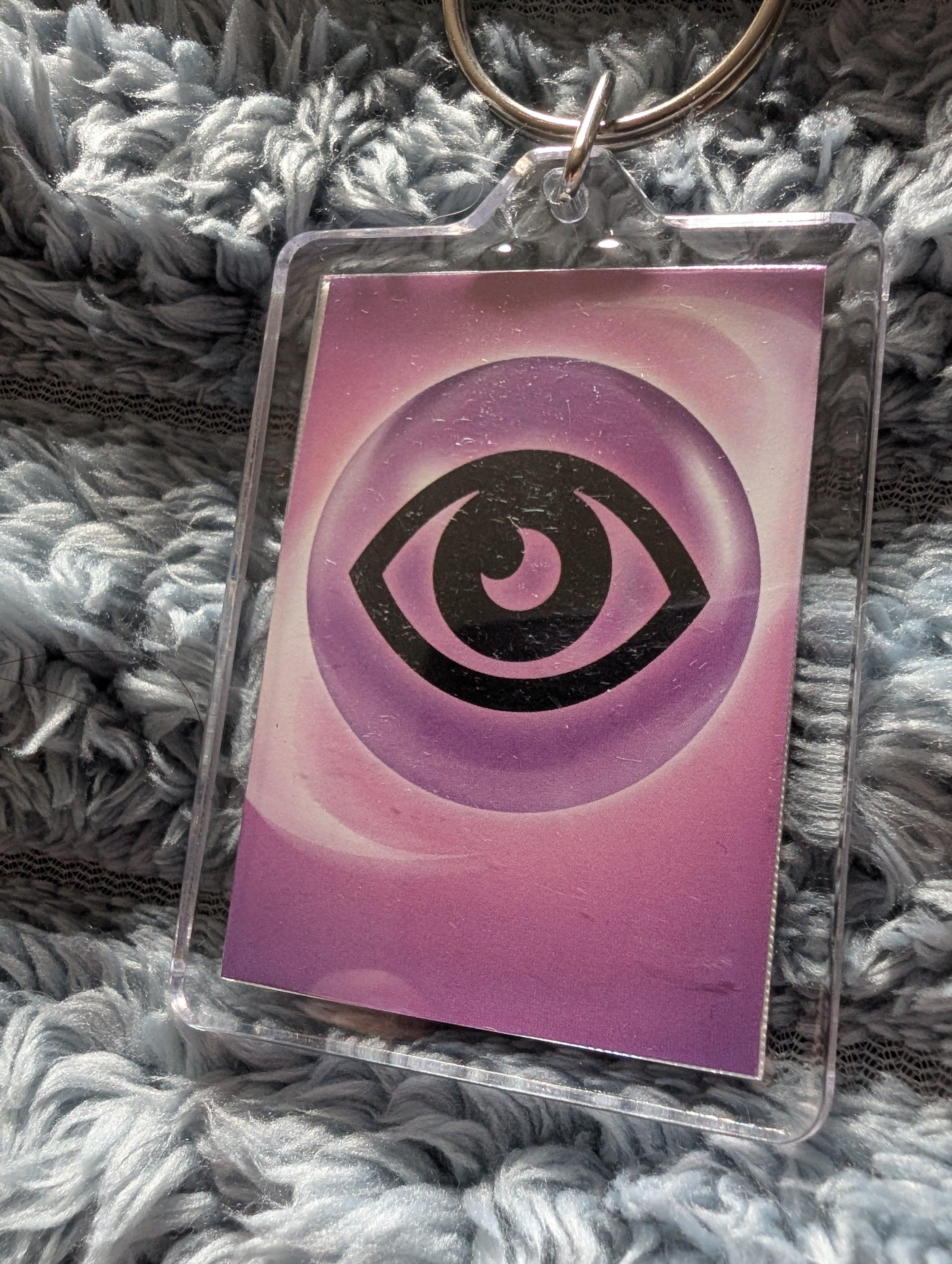 Pocket Monster Keyring – Hand Painted Watercolour